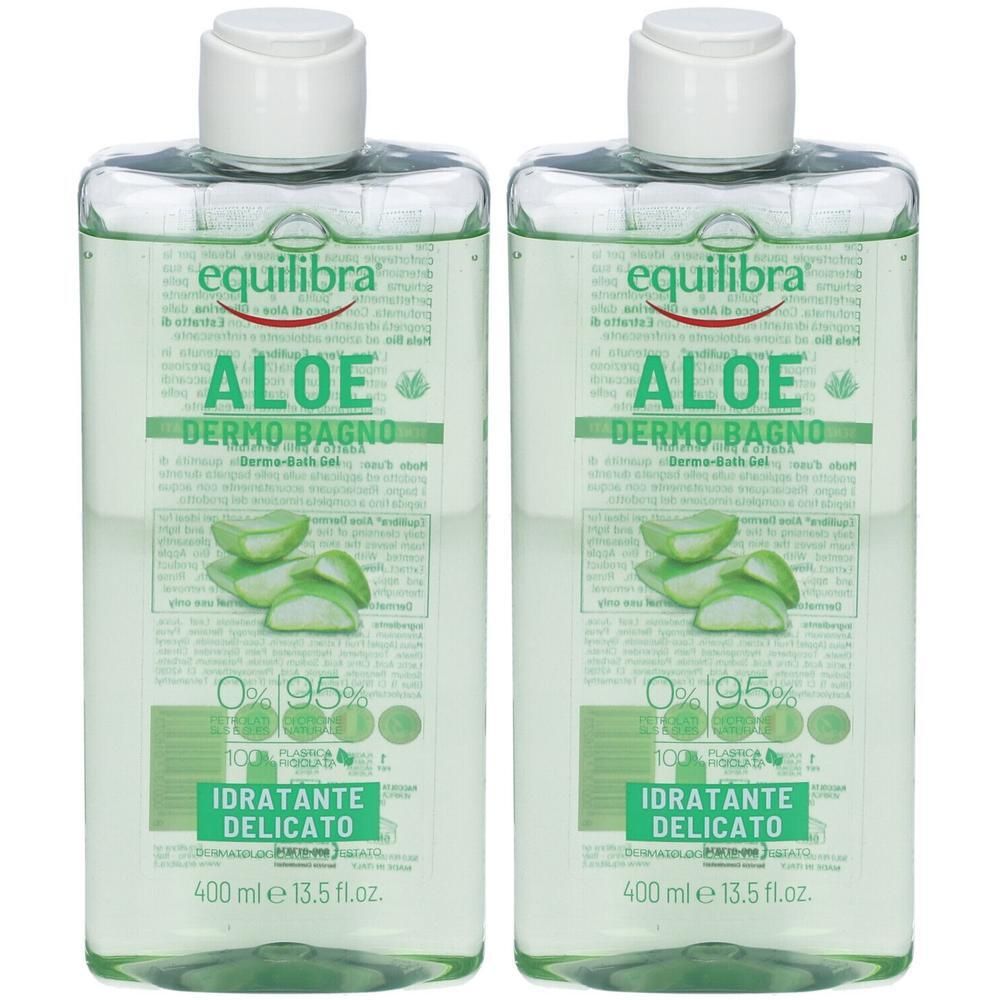 Equilibra® Aloe Dermo Bagno 2x400 ml