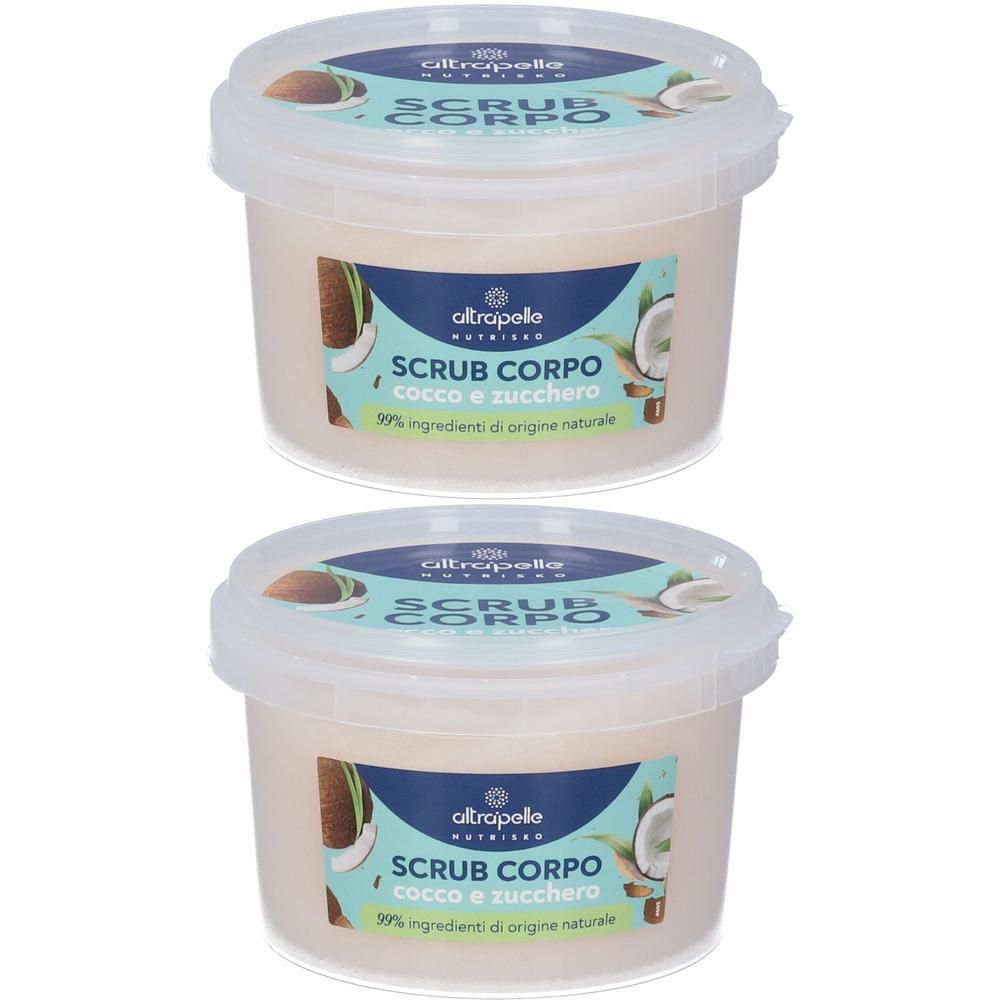 Altrapelle Nutrisko Scrub Corpo Cocco e Zucchero 2x300 ml