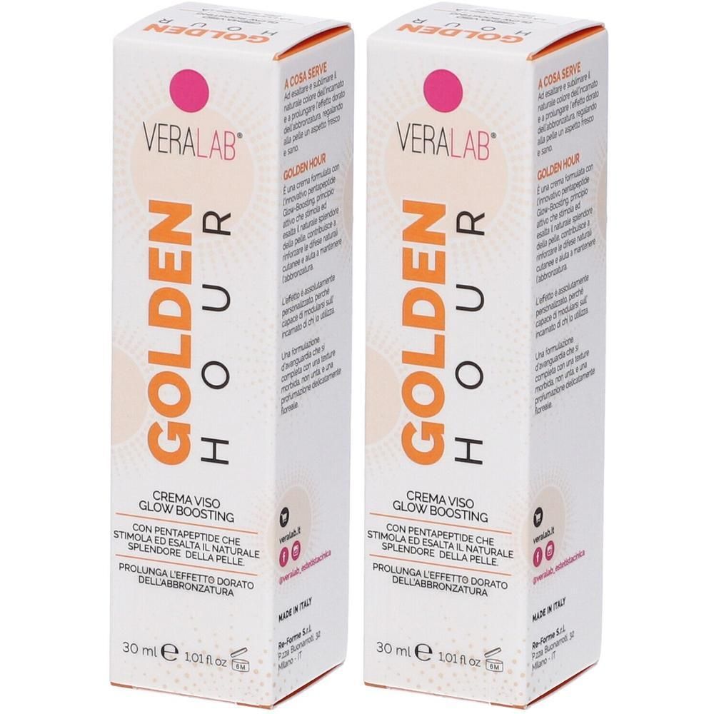 Veralab Golden Hour Crema Viso 2x30 ml