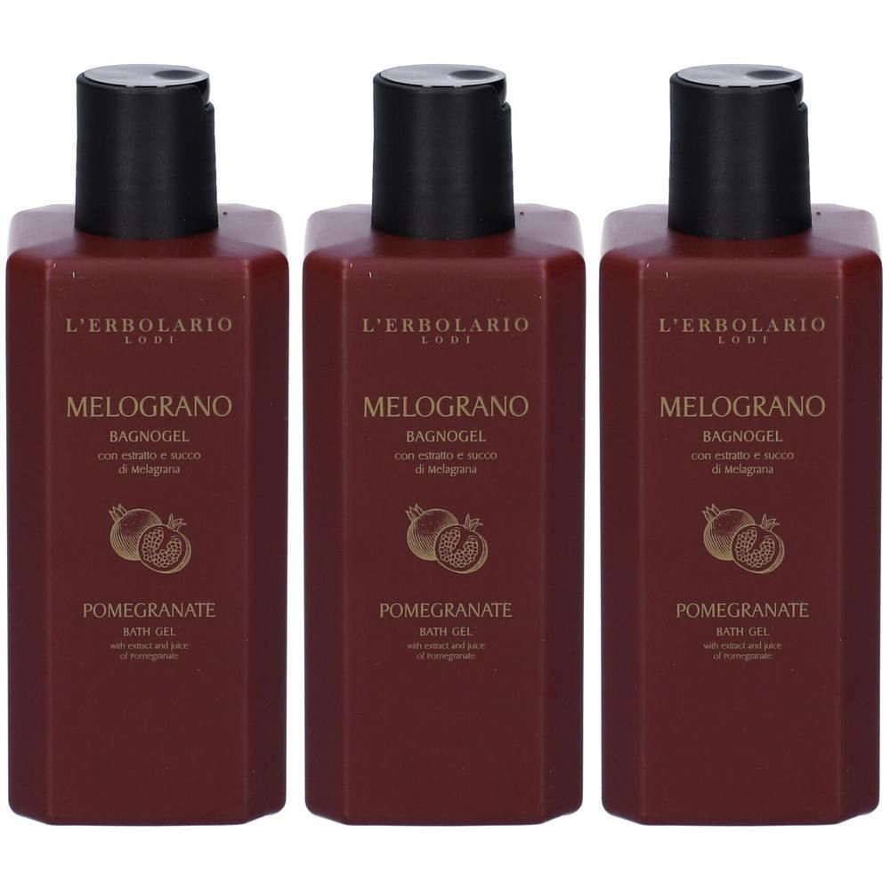 L`Erbolario Bagnogel Melograno 3x250 ml
