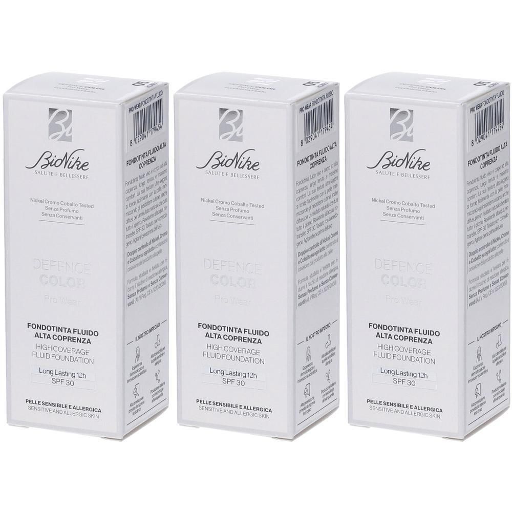 Bionike Defence Color Pro Wear Fondotinta Fluido Tonalita' 05 Honey 3x