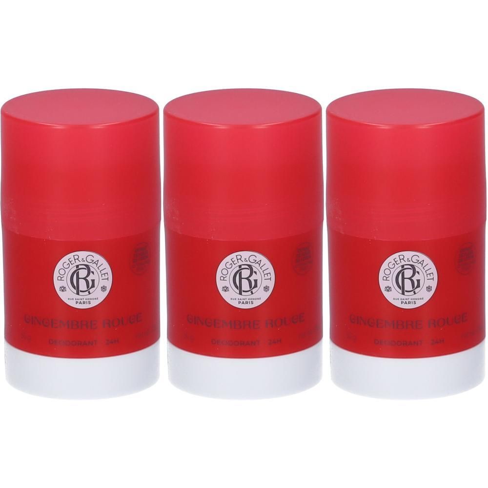 Roger&Gallet Deodorante Gingembre Rouge 3x50 g