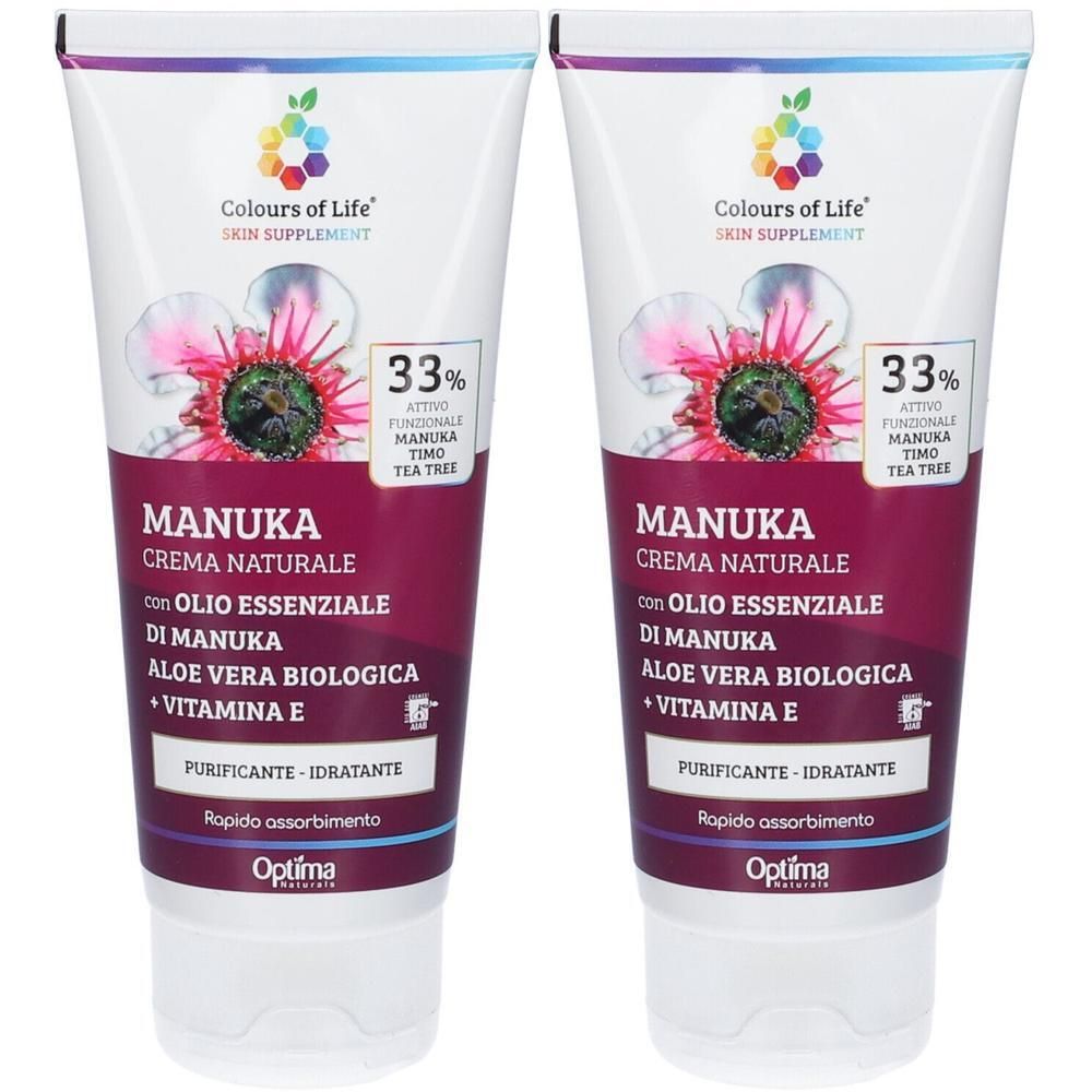 Colours of Life Skin Supplement Crema Manuka 2x100 ml