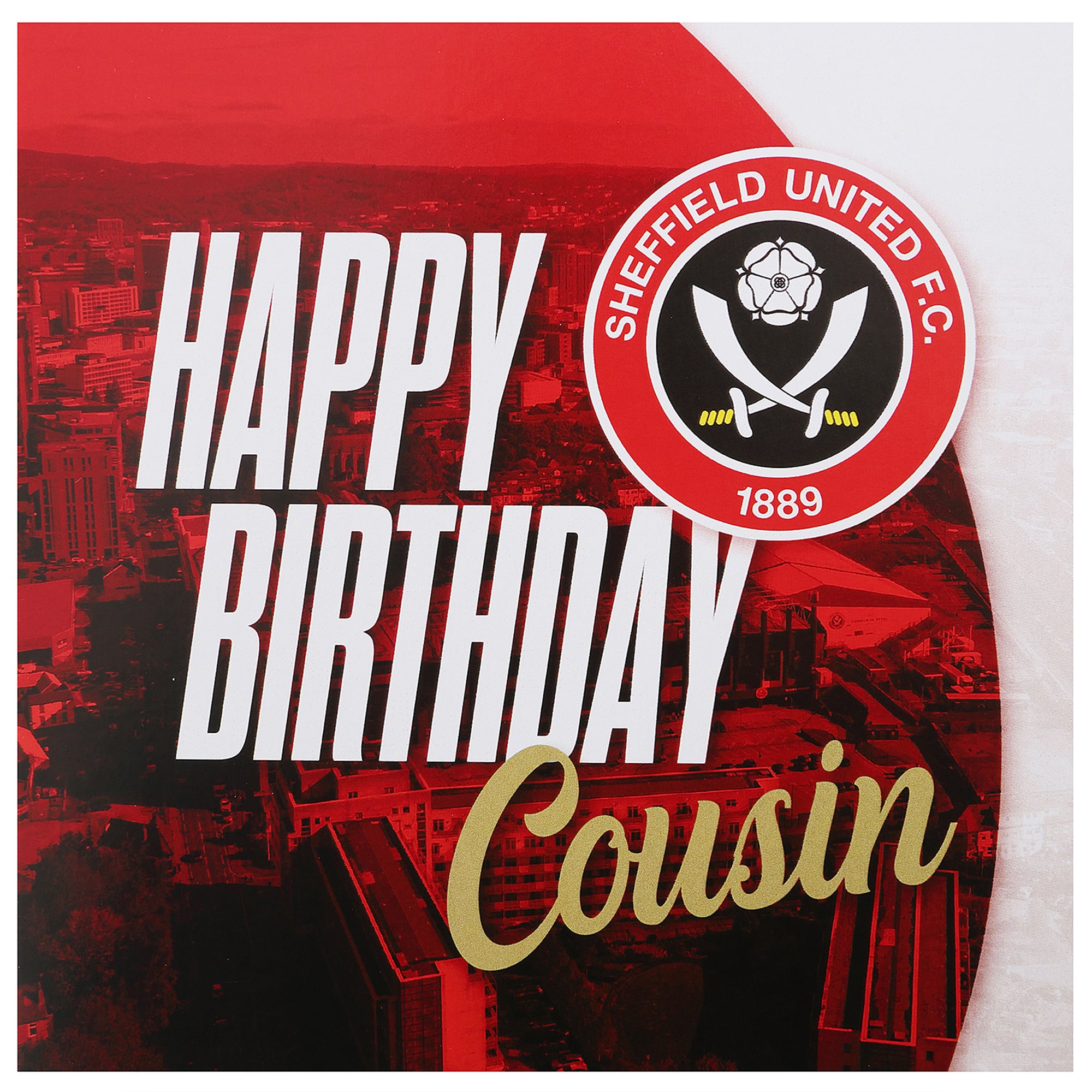 Carte de cousin du stade de Sheffield United