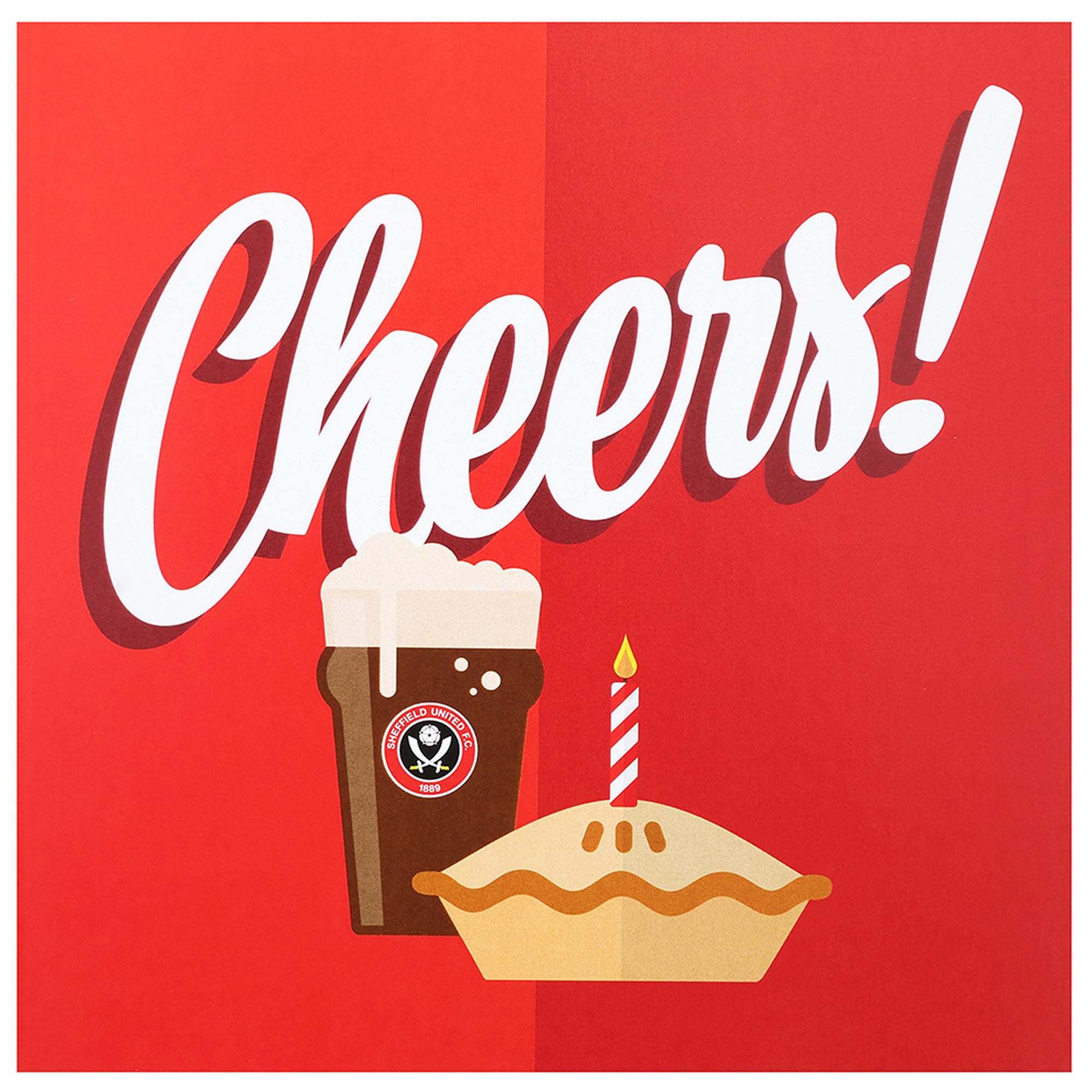 Sheffield United Cheers Grußkarte