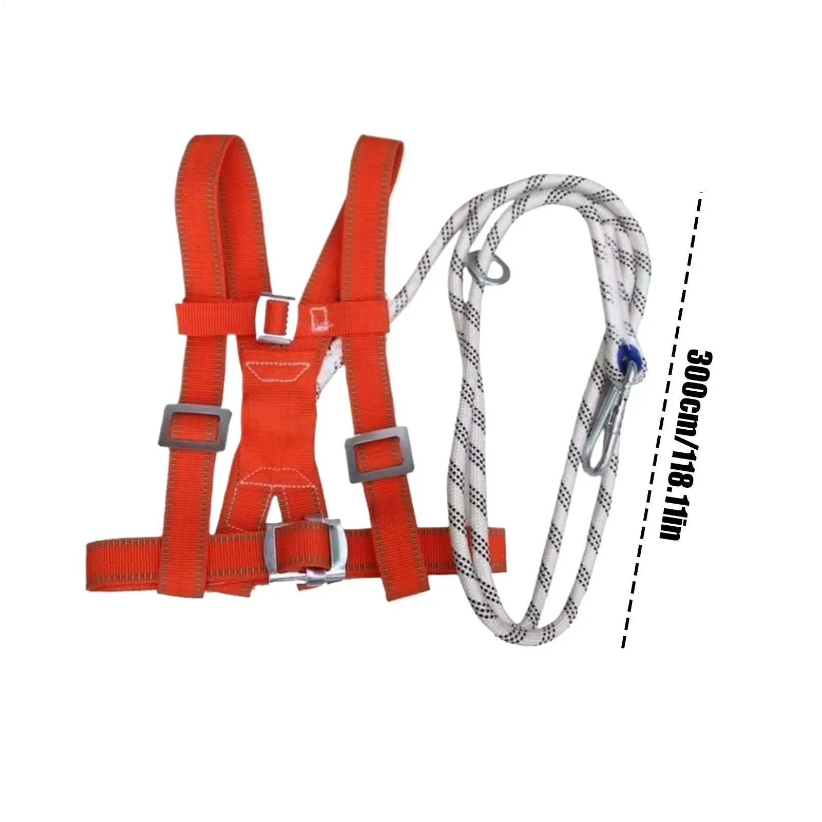 Ceinture de sécurité avec boucle, harnais de sécurité extérieur demi-corps et corps entier, ensemble de ceintures de sécurité pour travaux en altitude, gilets de sécurité ajustables