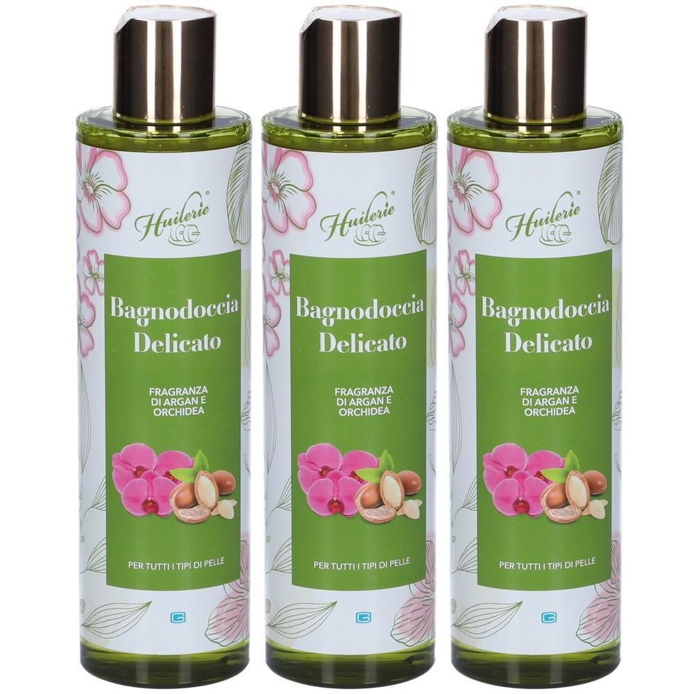 Huilerie Bagnodoccia Delicato Fragranza di Argan e Orchidea 3x250 ml