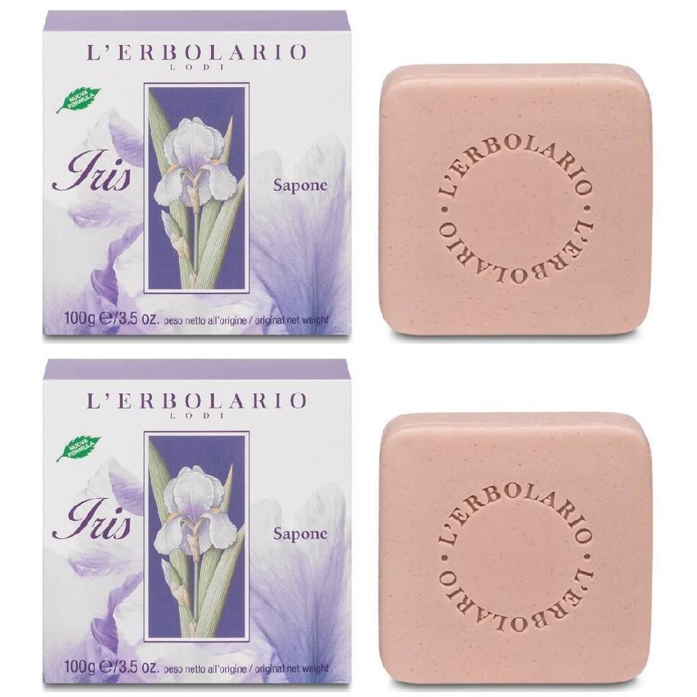 L'Erbolario Iris Sapone 2x100 g