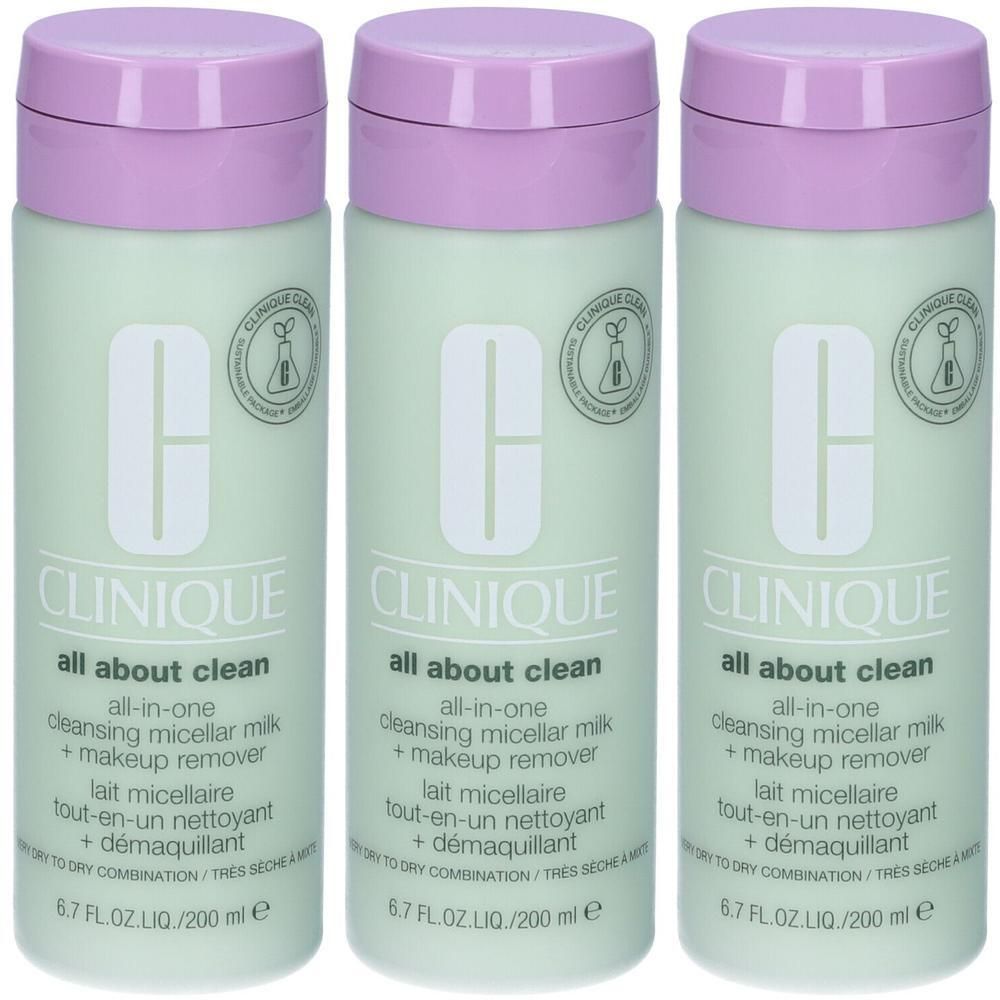 Clinique All-in-One Cleansing Latte Micellare e Struccante 3x200 ml