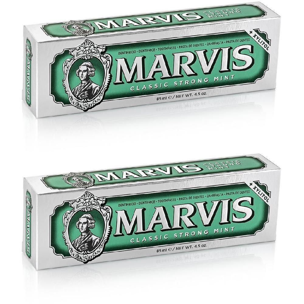Marvis Dentifricio Classic Strong Mint 2x85 ml