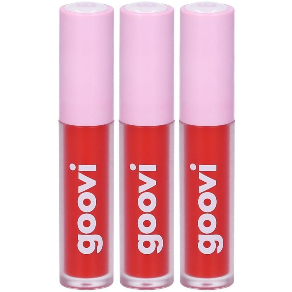 Goovi Melty Lips Lip Oil Colore 02 Glassy Red 3x4 ml