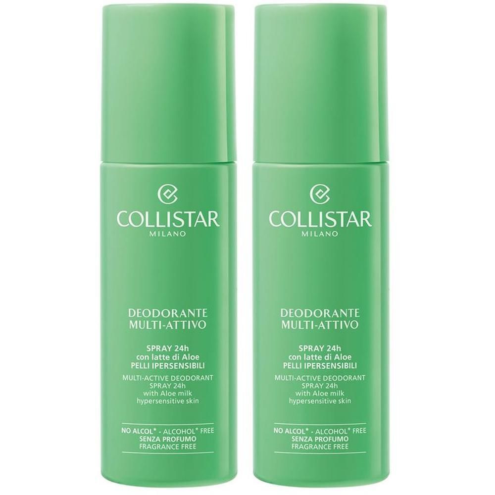 Collistar Deodorante Multi-Attivo Pelli Ipersensibili 2x100 ml Spray