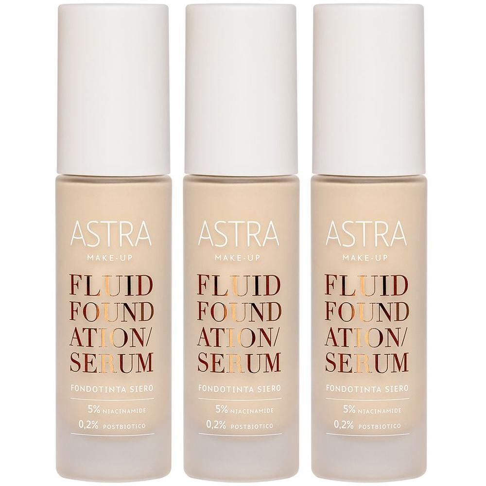 ASTRA Make-UP Fluid Foundation Serum - Fondotinta Siero Multifunzional