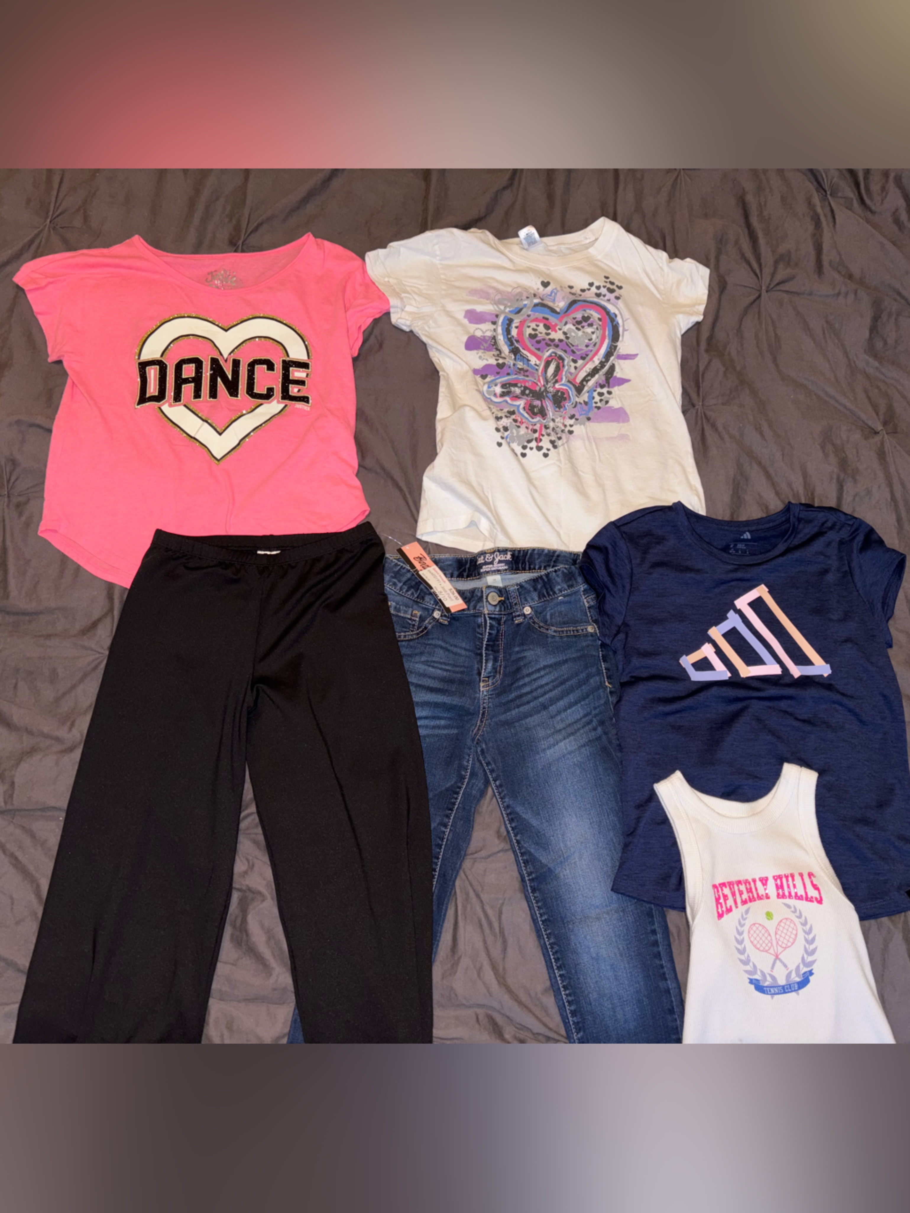 Adidas Shirts & Tops | Girls Size 10-12 Athletic Wear, Jeans, Tops, Jazz Pants, Adidas Top | Color: Pink | Size: 12g