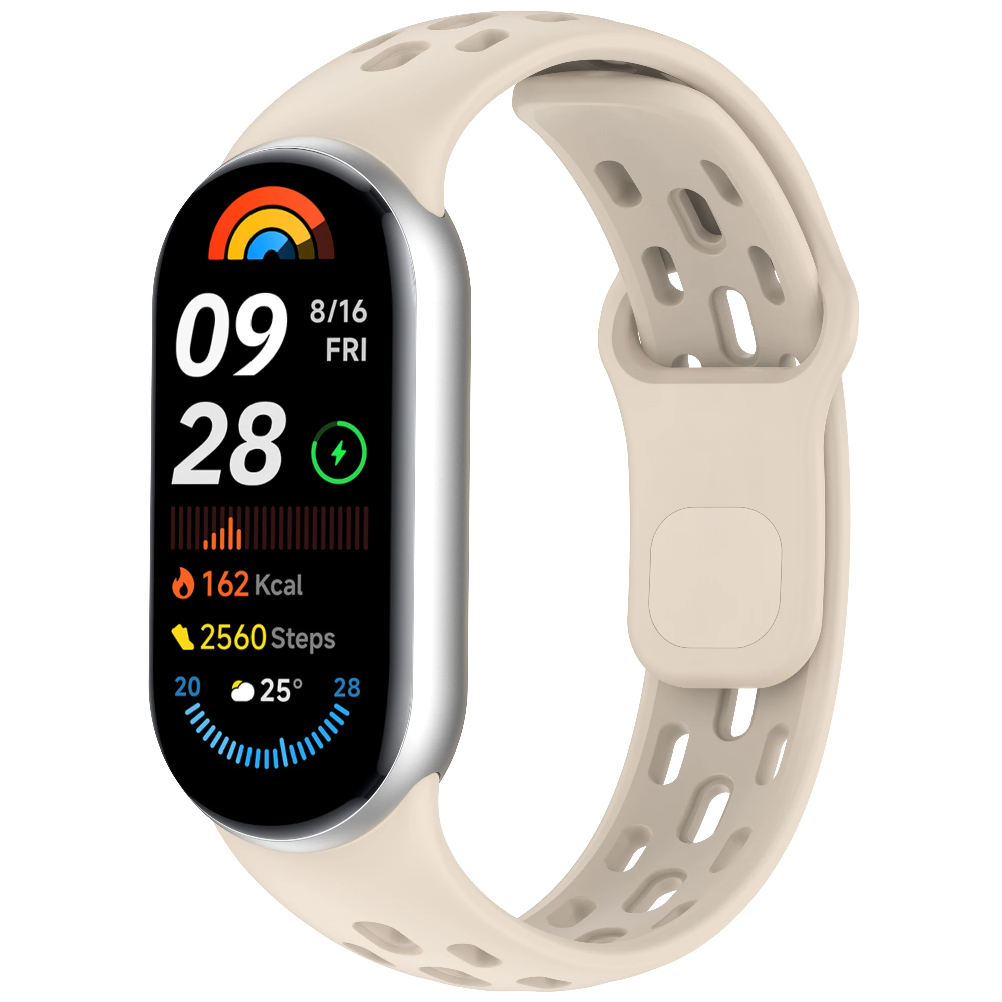 Silikonarmband für Xiaomi Mi Band 10 Zubehör Sport Atmungsaktives Armband Handgelenkband Pulseira Correa für Xiaomi Mi Band 9 8