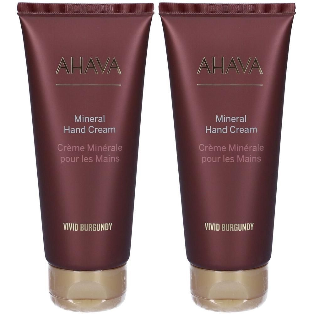 Ahava Vivid Burgundy Crema Mani Minerale 2x100 ml