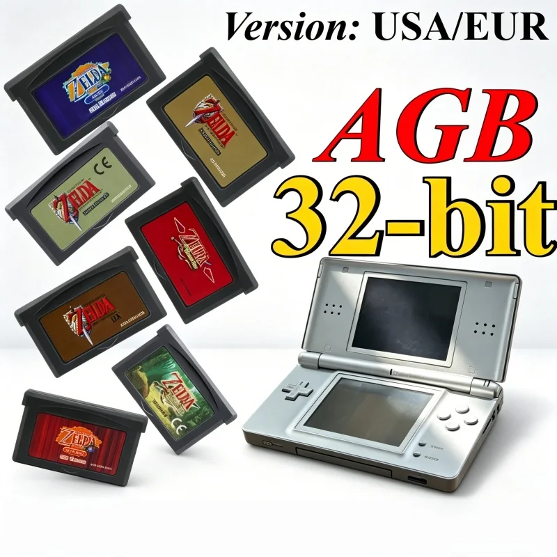 GBA Game Cartridge 32 Bit Video Game Console Game Card Link To The Past Awakening DX Minish Cap Classic Boutique Collection