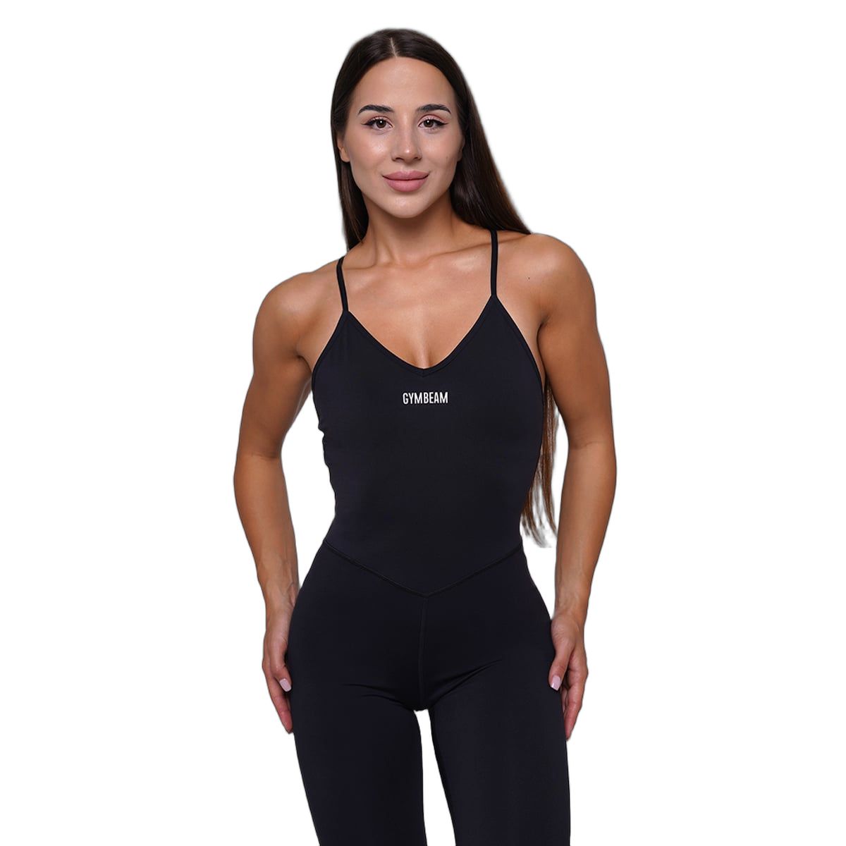 Tuta intera donna FIT slim senza maniche Black 1 St