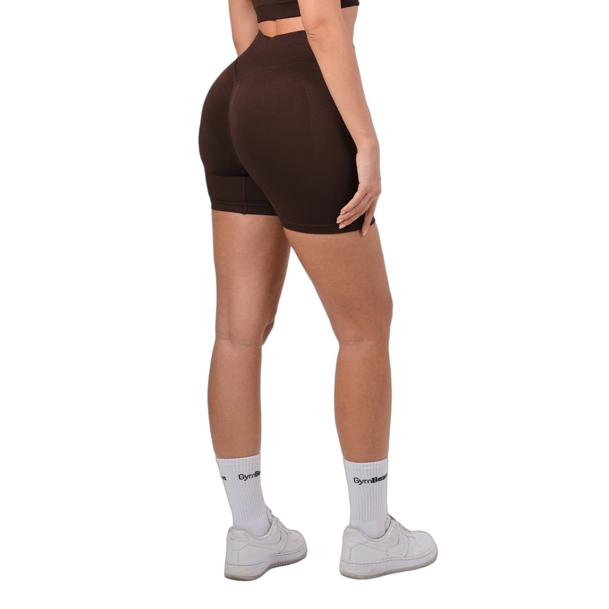 Pantaloncini donna Seamless NEO slim a vita alta Mocha 1 St