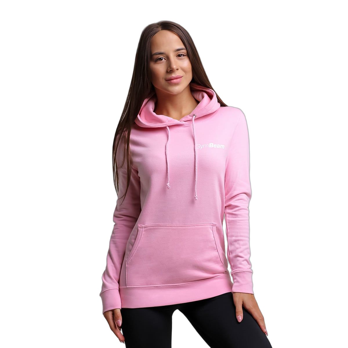 Felpa donna PRO con cappuccio regular Baby pink 1 St