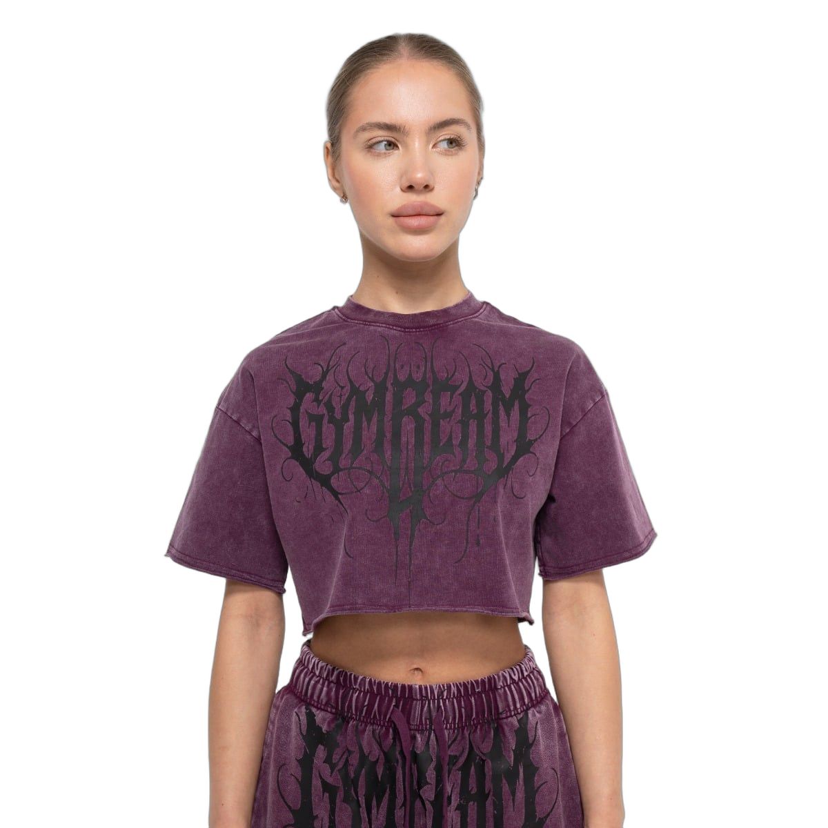 Crop top donna oversize Abyss Raisin 1 St