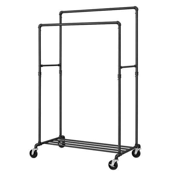 Songmics Rollgarderobe schwarz 100/59/- cm, 100x59 cm