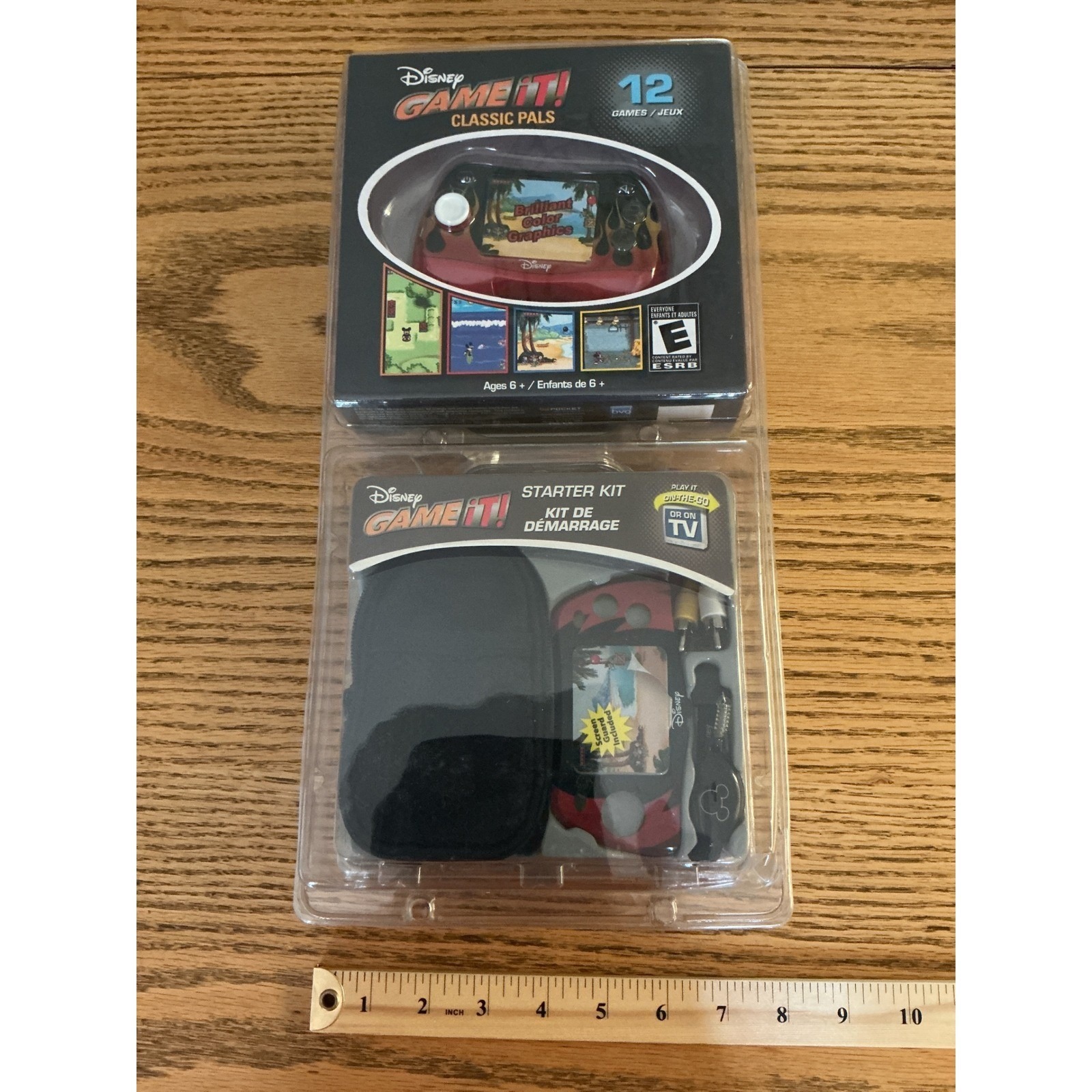 Disney Video Games & Consoles | Disney Game It Classic Pals Handheld Game Starter Kit 12 Games Red Vg-9092 New | Color: Red | Size: Os