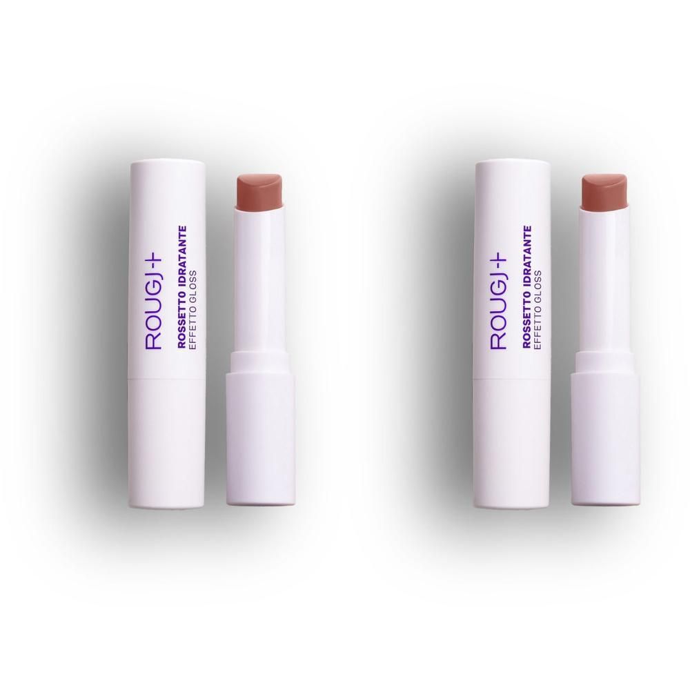 Rougj Rossetto Idratante Effetto Gloss 02 Nude Beige 2x1 pz