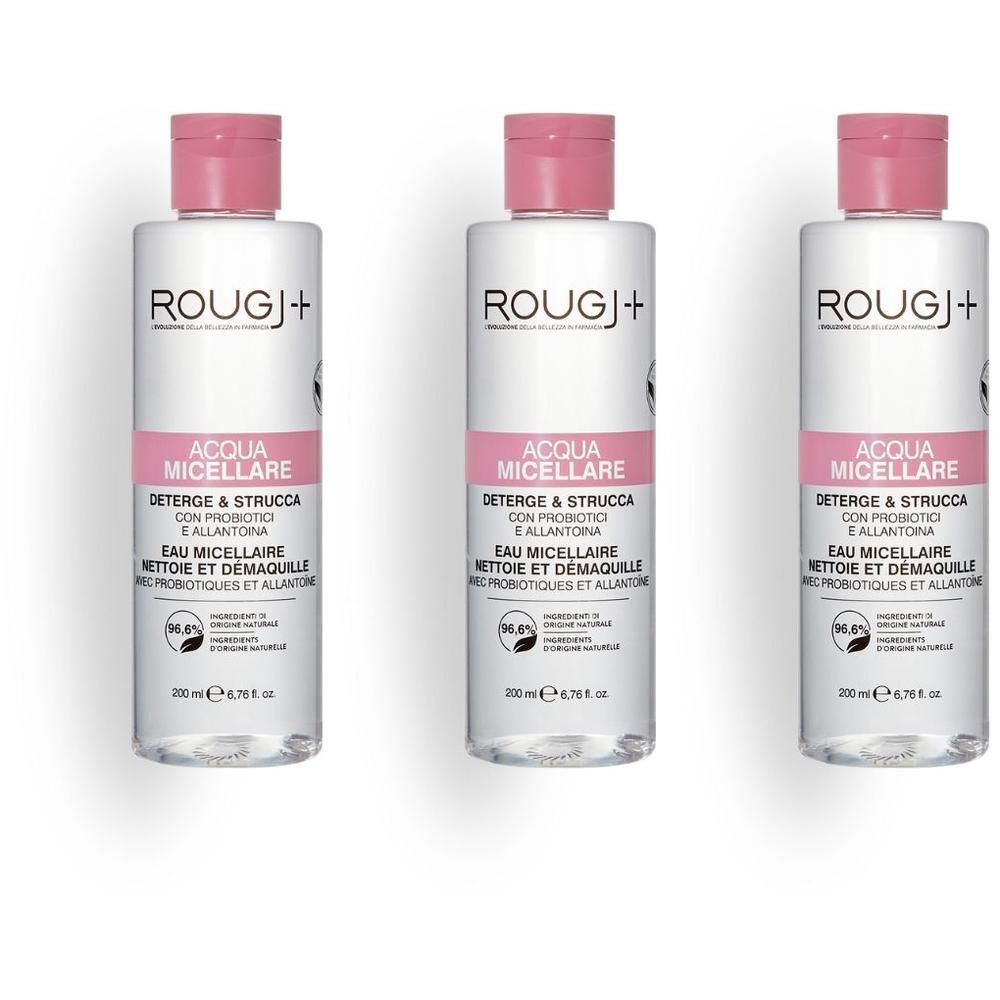 Rougj Acqua Micellare 3x200 ml Detergente