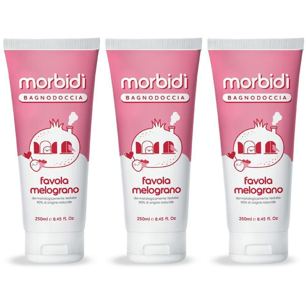 Morbidì Bagnodoccia Favola Melograno 250ml 3x250 ml Detergente