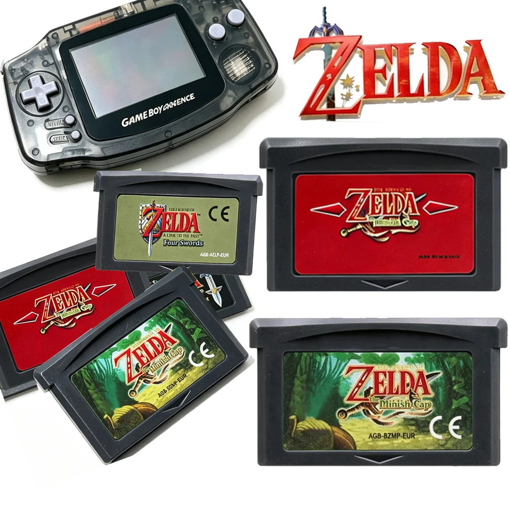 New Zelda GBA Game Cartridge 32 Bit Video Game Console Legend Of Zelda Game Card Link To The Past Awakening DX Minish Cap