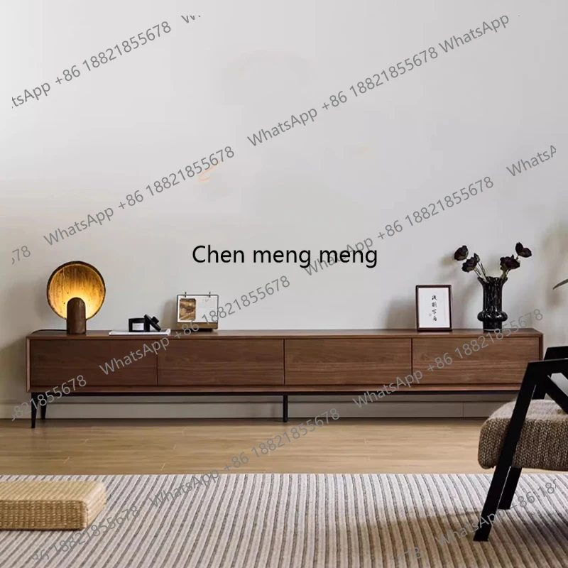 Meuble TV vintage minimaliste avec support, meuble TV classique nordique simple, meuble TV tendance pour salon, meubles modernes pour la maison
