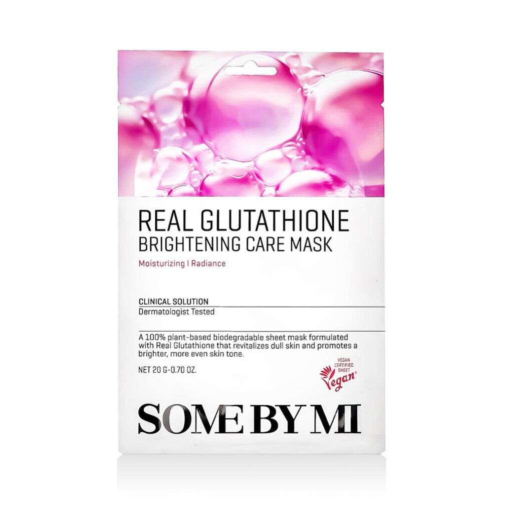 SOME BY MI Real Glutathione Brightening Care Mask 1 pz Maschera viso