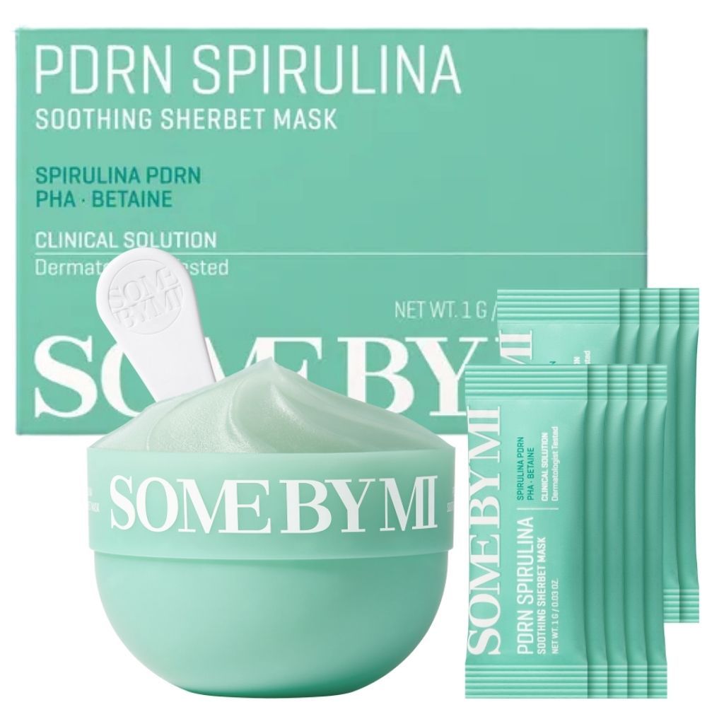 SOME BY MI Spirulina PDRN Soothing Sherbet Mask 10 pz Maschera viso