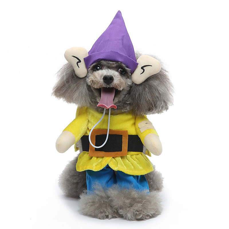 Dog Costume for Halloween, Carnival Pet Supplies Funny and Funny Pet Stand Up Costplay Pet Supplies Dog Stand Up