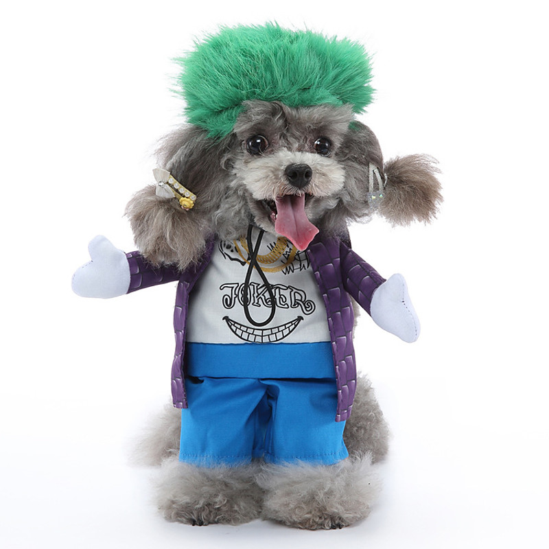 Dog Costume for Halloween, Carnival Pet Supplies Funny and Funny Pet Stand Up Costplay Pet Supplies Dog Stand Up