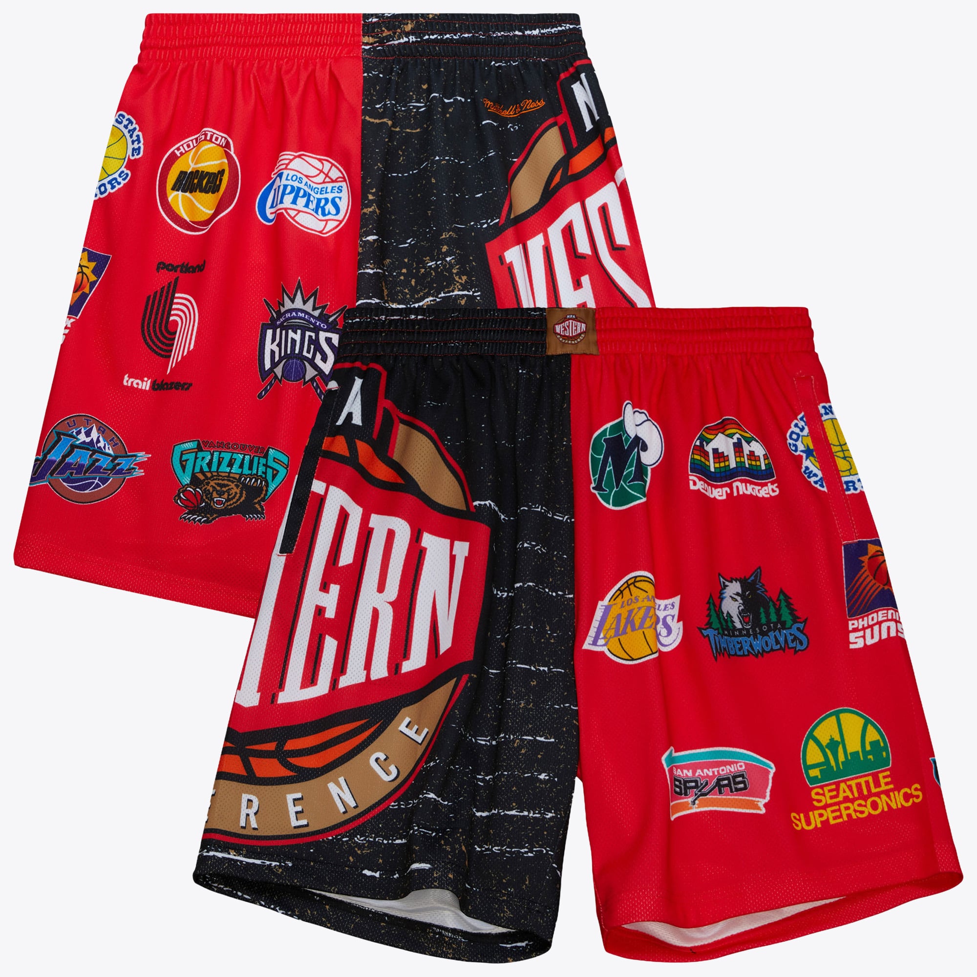 Short NBA Mitchell & Ness Jumbotron 3.0 All-Star - Multicolore/Blanc - Homme - Homme Taille: S