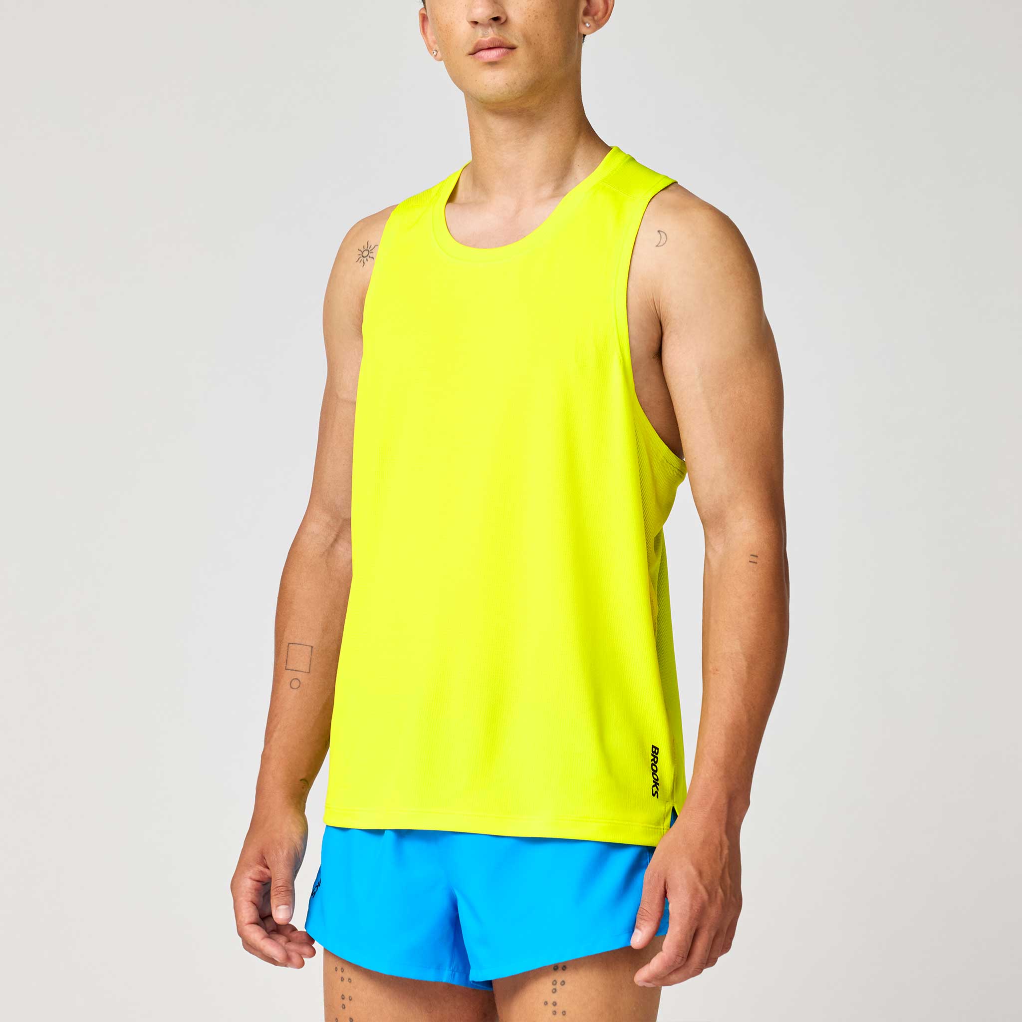 Brooks Dash Singlet Men's Running Apparel Lichen