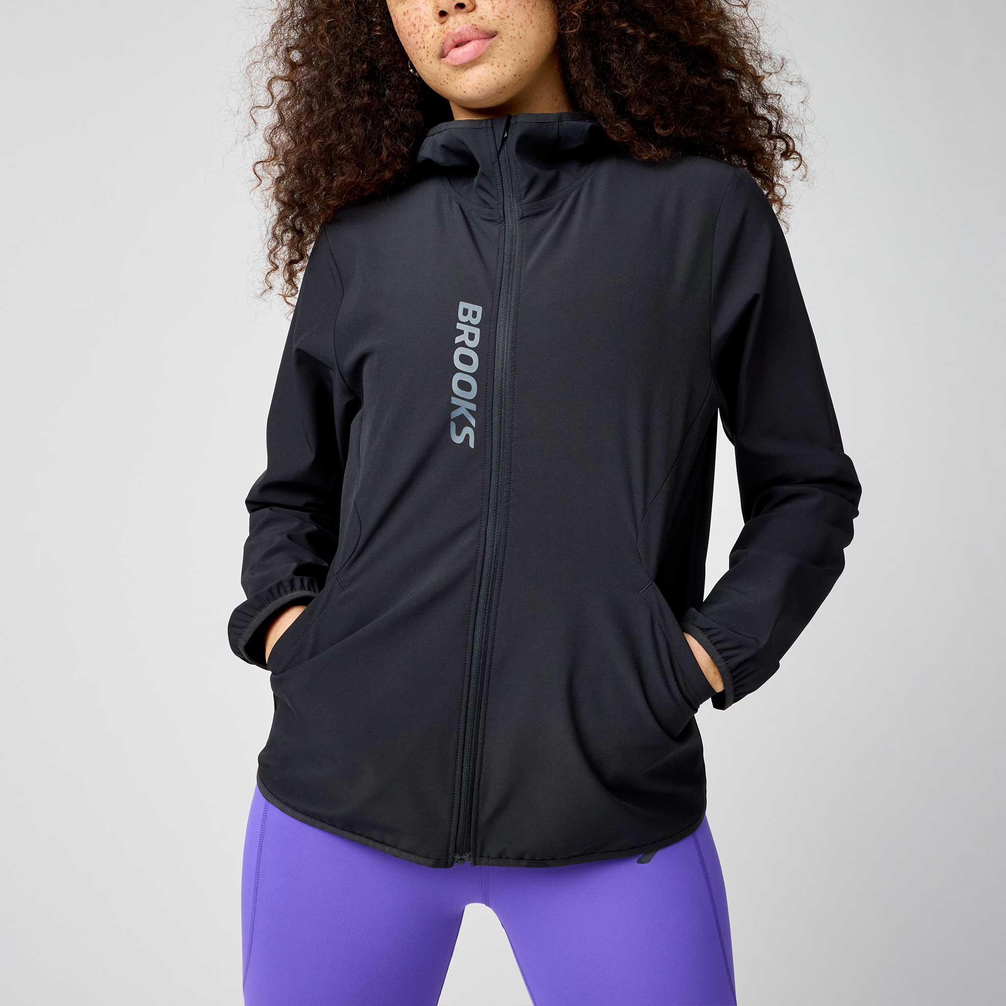 Brooks Canopy Jacket Women's Running Apparel Black