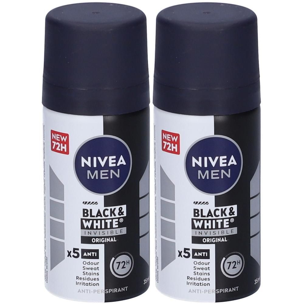 Nivea Men Black&White Invisible Original Spray Mini 2x35 ml