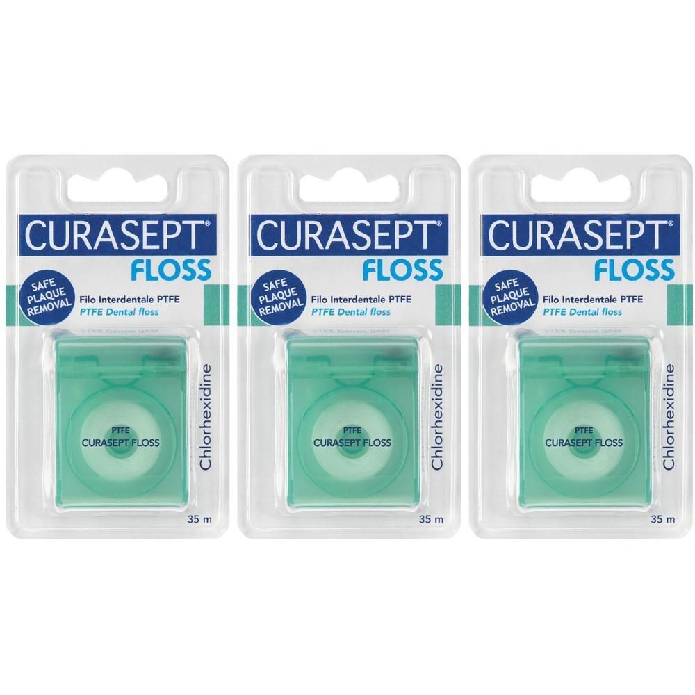Curasept Floss Ptfe Tape Clorexidina 3x1 St