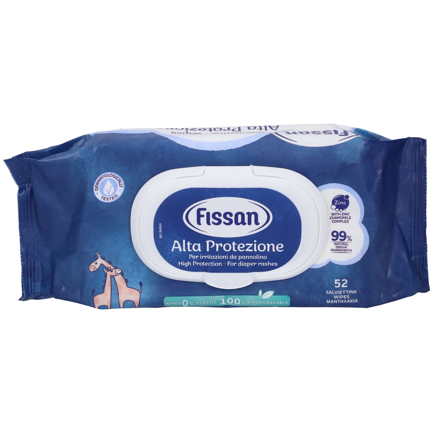 Fissan Salviettine per Bambini Alta Protezione 52 pz Salviette