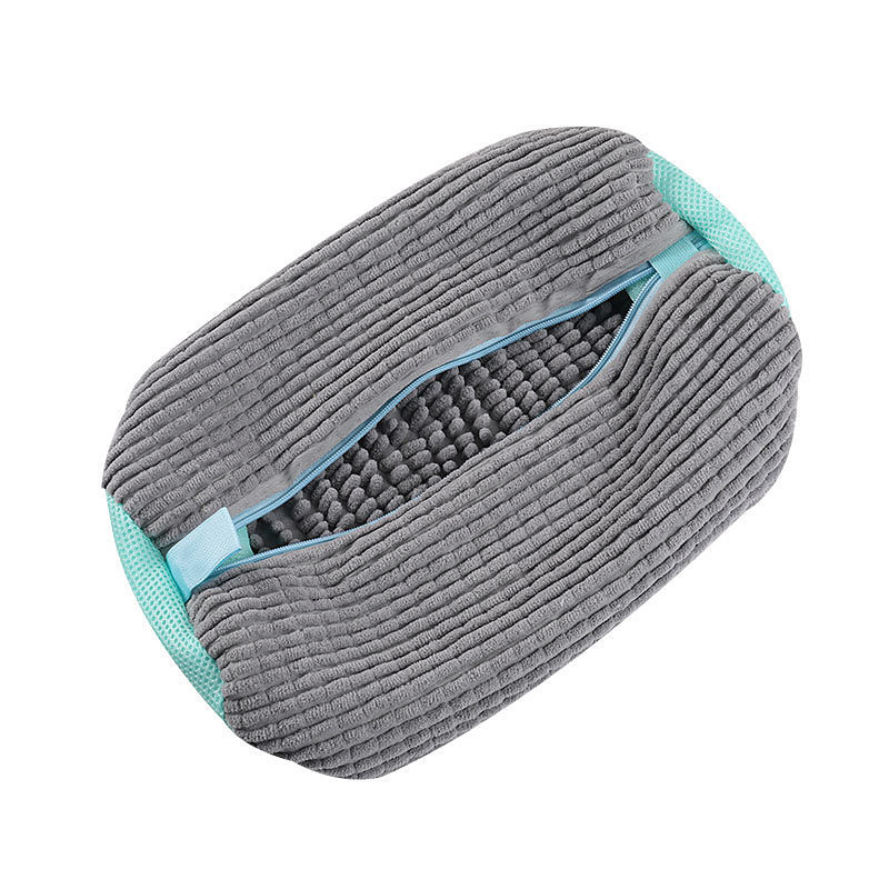 2-Pack Reusable Shoe Washing Bags for Washing Machine, 360° Deep Cleaning Laundry Shoe Bags with Self-Locking Zippers, Protective Mesh Sneaker Wash Bags for Most Shoe Types