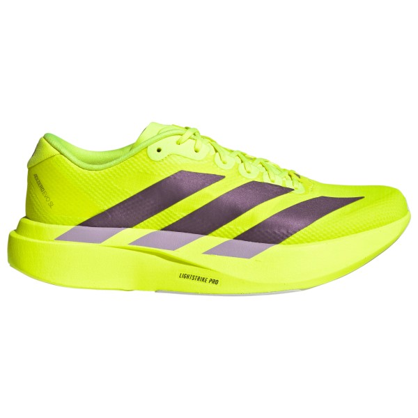 adidas - Adizero Evo SL Woven - Runningschuhe UK 7,5 | EU 41 gelb/lila