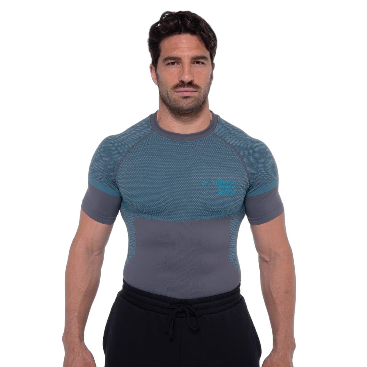 Maglietta uomo Seamless OG1 grigia e blu 1 St
