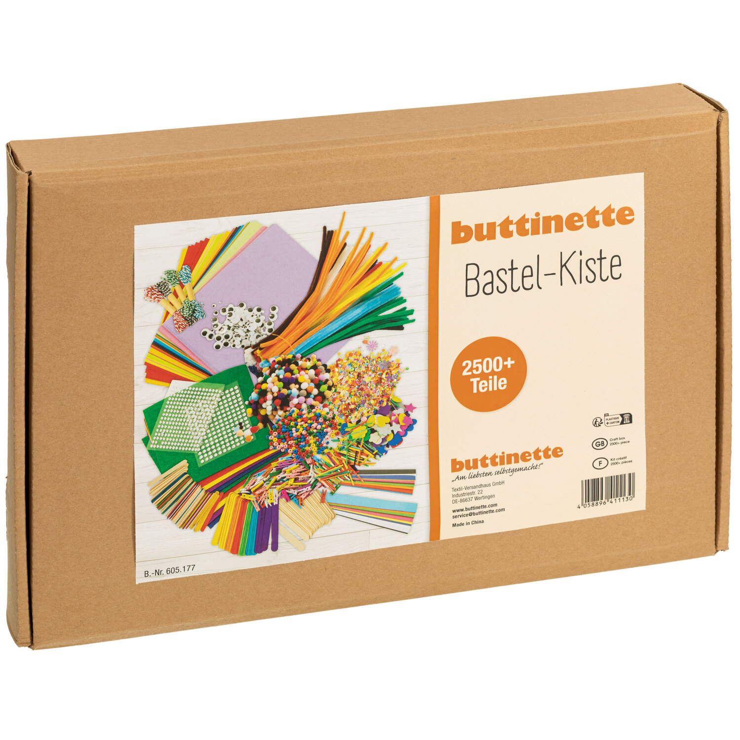 buttinette Bastel-Kiste, über 2500 Teile