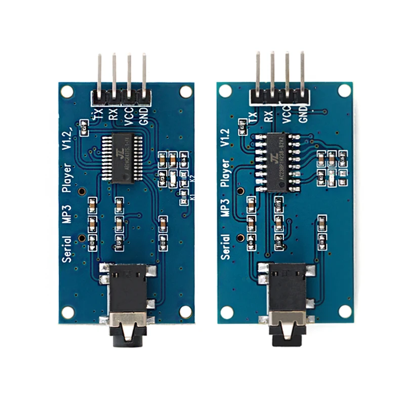 YX5300/6300UART TTL port série MP3 musique lecteur vocal module support de carte Micro SD