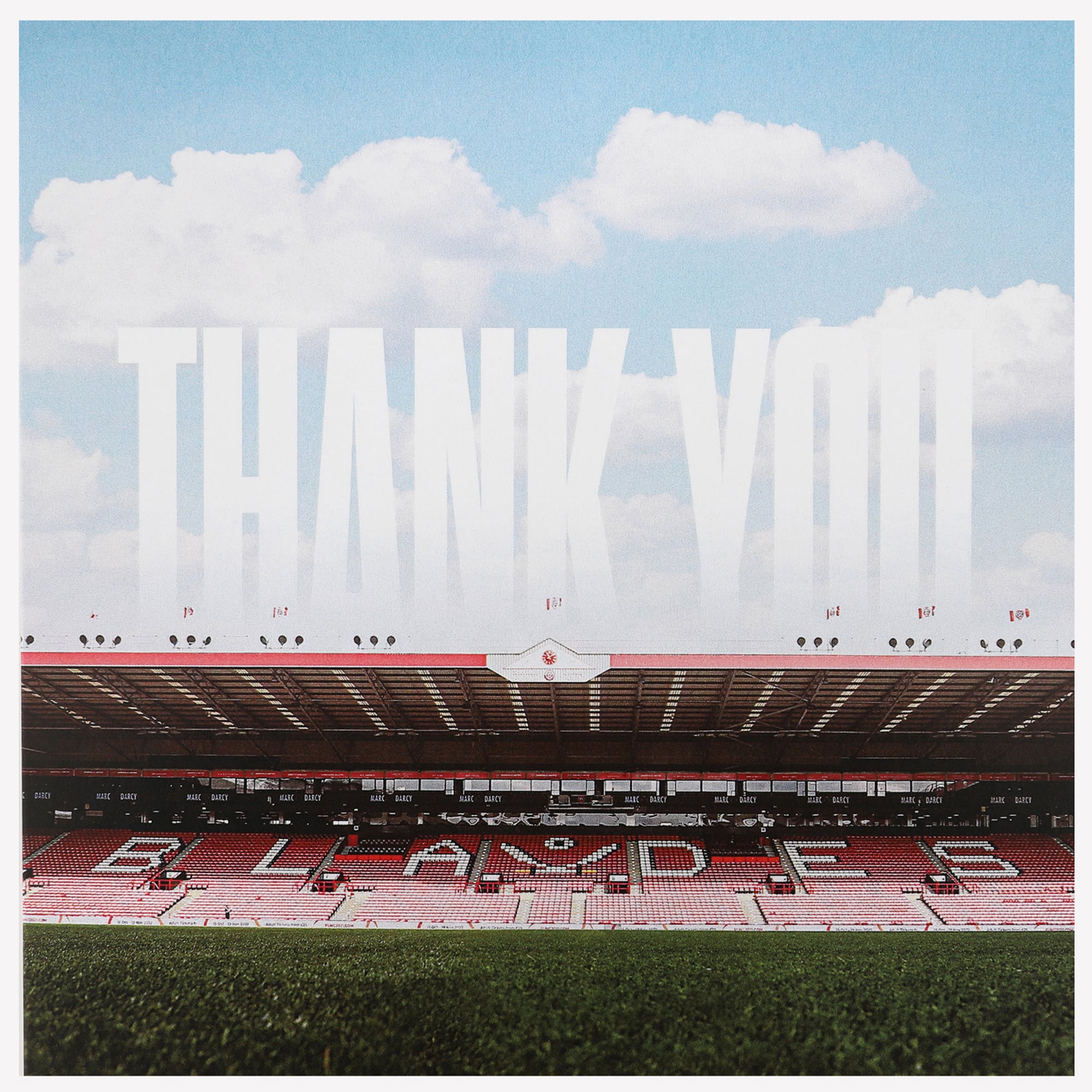 Sheffield United Dankeskarte für Fans