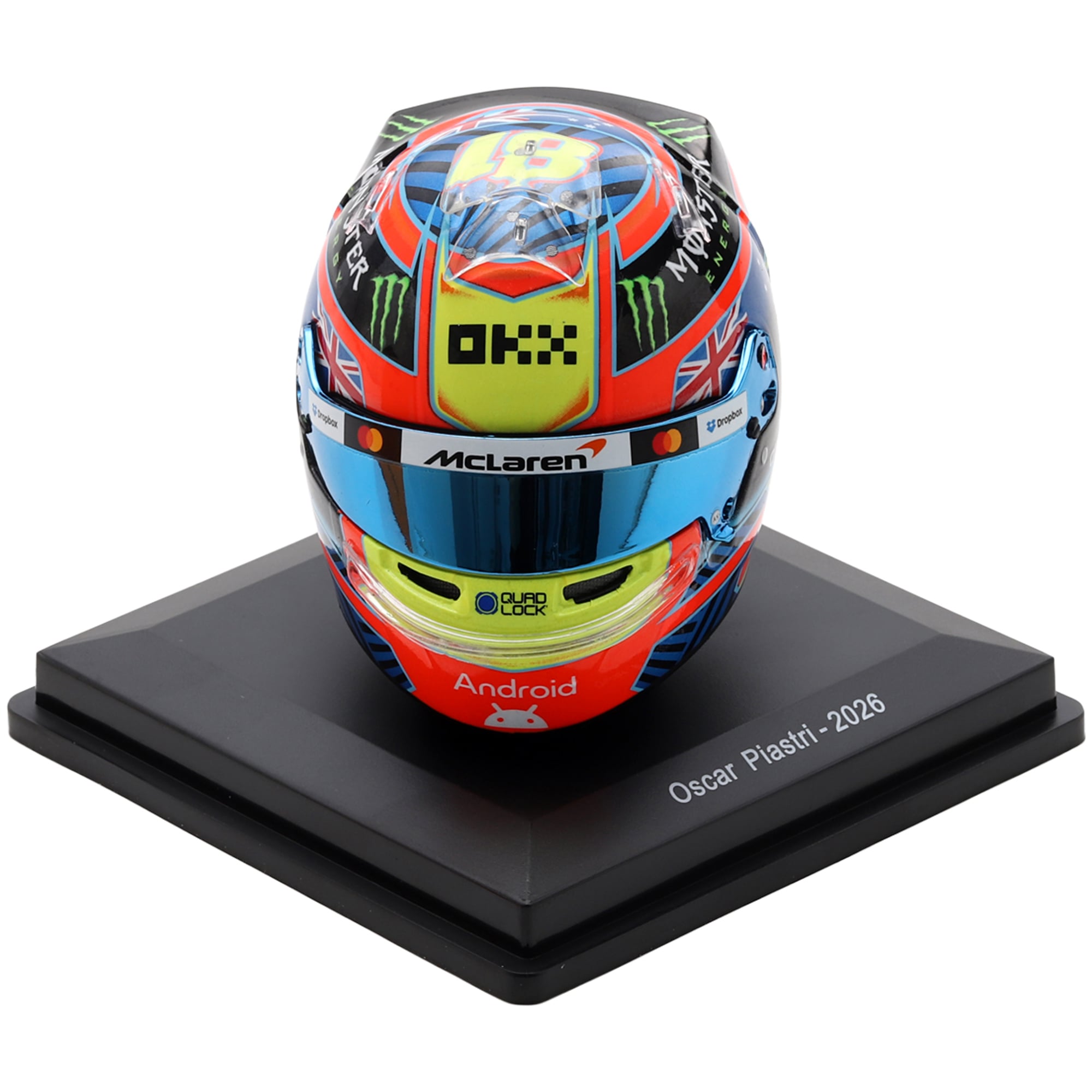Casque Spark McLaren Oscar Piastri Saison 2026, échelle 1:5 - No Gender Taille: One Size Only
