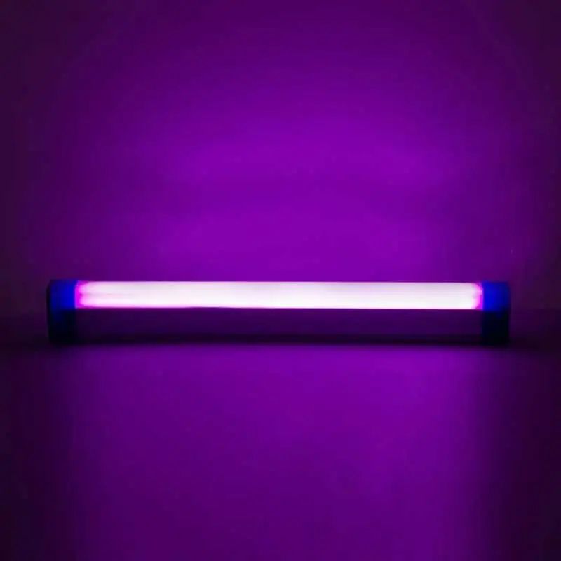 RGB LED Tube Light Stick USB Powered Handheld Photography Fill Light For Bedroom, Gaming & Content Creation purple 12.6 In